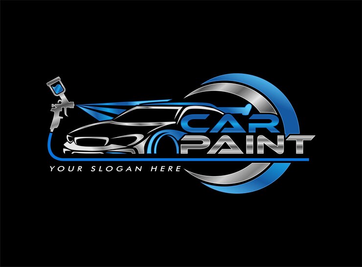 Vetor pintura de carro ilustração de logotipo vetor gráfico de pintura de carro de carro
