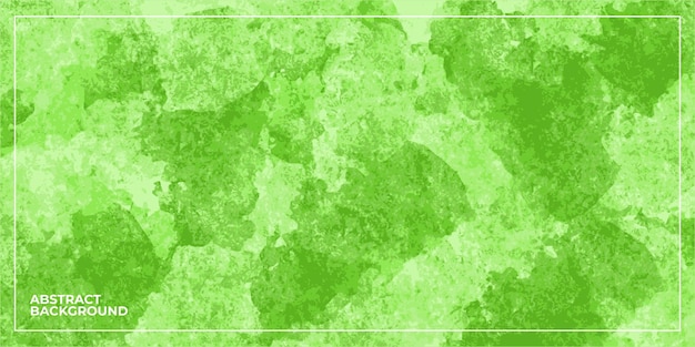 Pintura de fundo de carimbo de cor verde molhada abstrata
