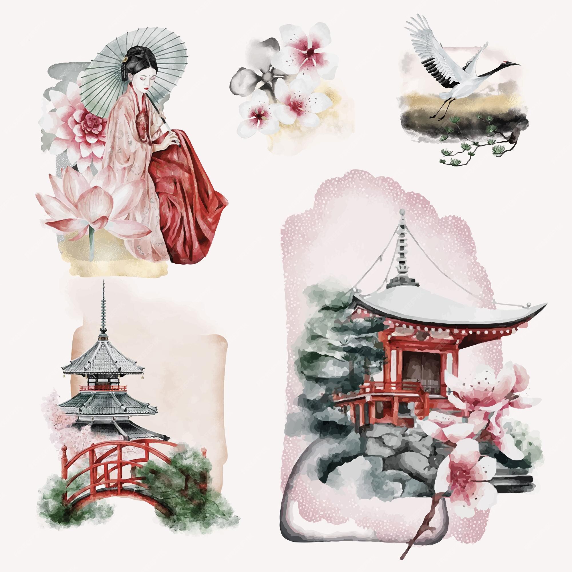 Lindos desenhos pintados em aquarela inspirados no zodíaco chinês - Bons  Tutoriais