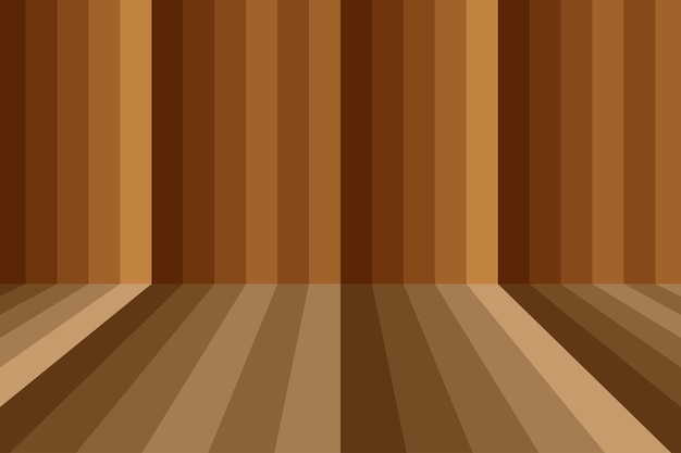Piso de madeira e parede em perspectiva