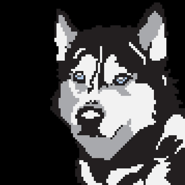 Pixel Art Cão Animal Fofo