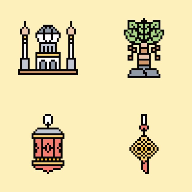 pixel art estética vintage design de sprite retro