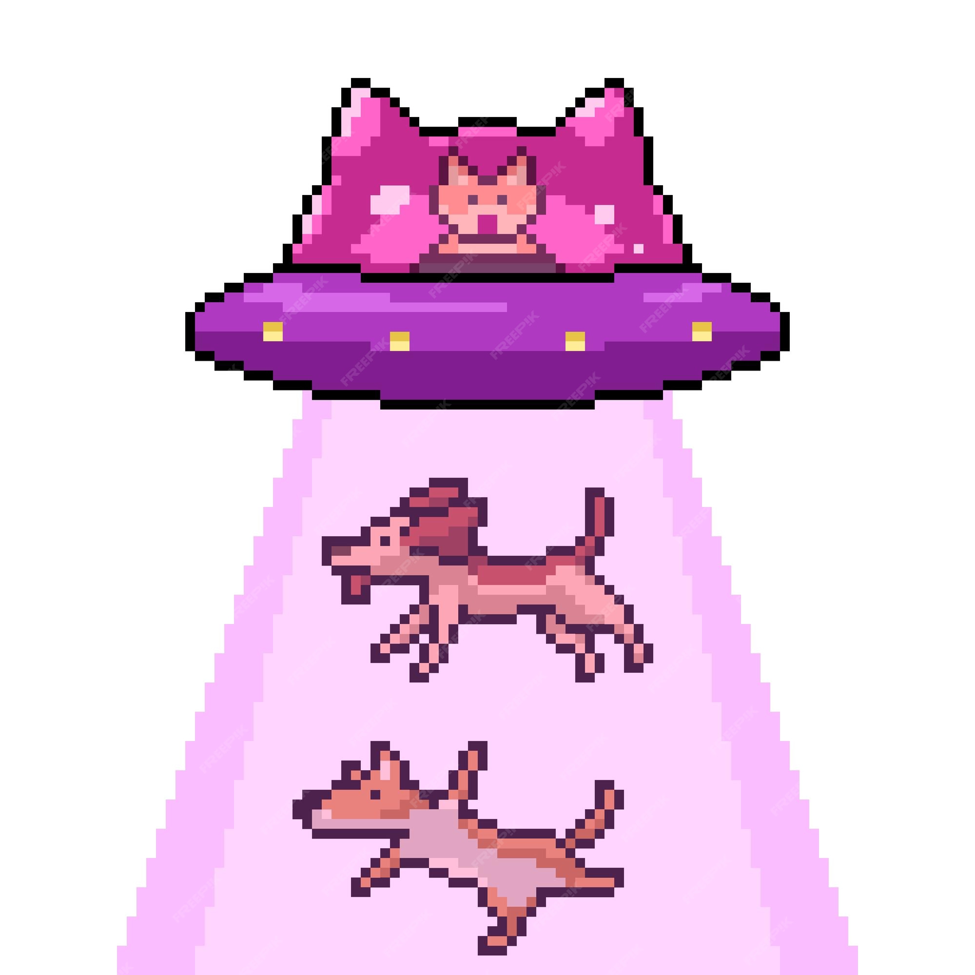 👽 VOCÊ ACREDITA? 👾 Desenhando Gato ET em Pixel Art 