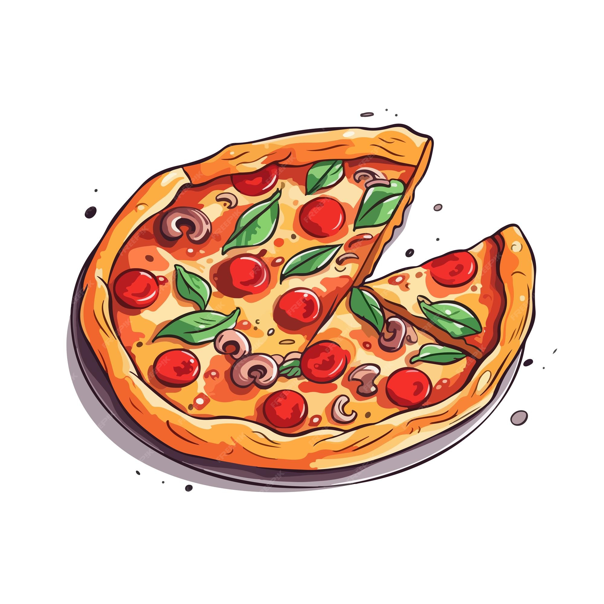 Mbe Caricatura Mão Pintada Pizza Comidas Gourmet Fofos PNG , Mbe, Desenho  Animado, Pintado à Mão Imagem PNG e Vetor Para Download Gratuito