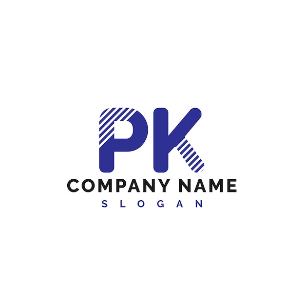 PK Letter Logo Design PK letter logo Vector Ilustração Vector