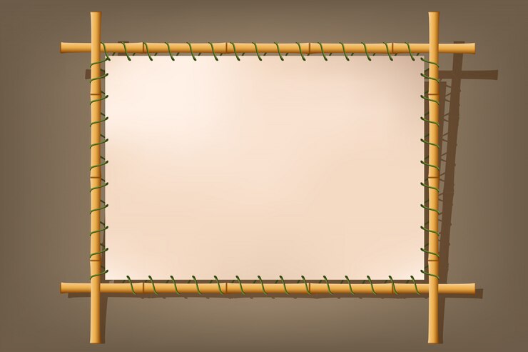 Placa de bambu
