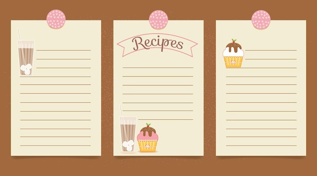 planejador de pastelaria agenda