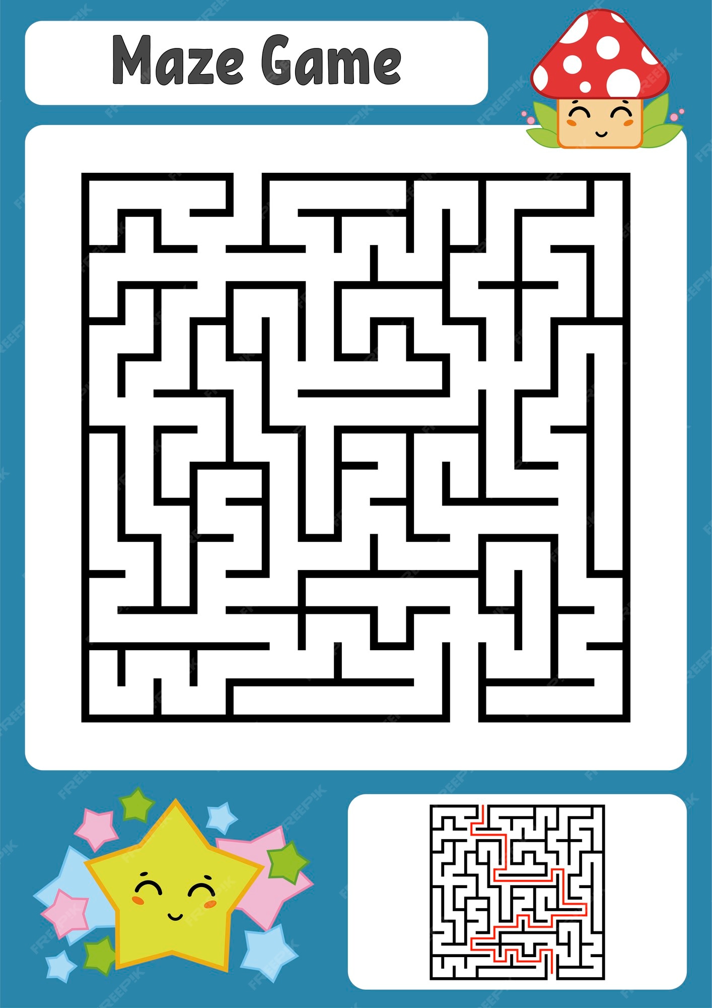 Maze Jogo Para Crianças Labirinto Engraçado Planilha De Desenvolvimento De  Educação Página Atividade Quebra-cabeças Para Crianças Ilustração do Vetor  - Ilustração de lazer, mente: 160337210