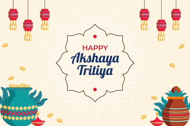 Plano de fundo Akshaya Tritiya Design Plano