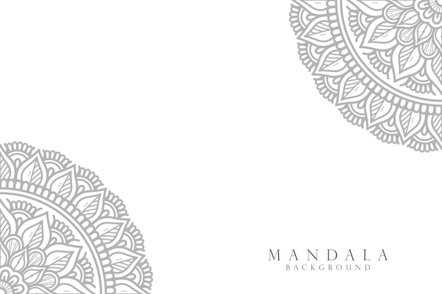 Plano de fundo de design de mandala ornamental