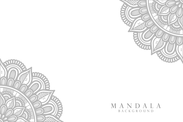 Plano de fundo de design de mandala ornamental