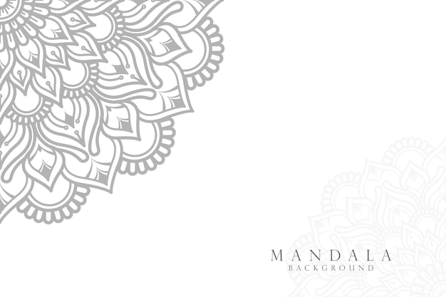 Plano de fundo de design de mandala ornamental