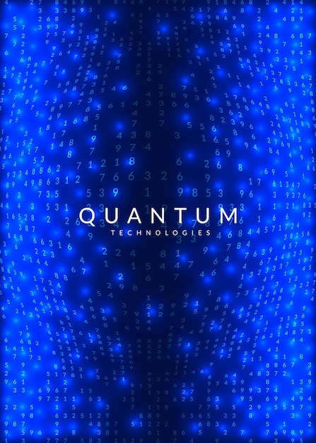 Plano de fundo de grande volume de dados. Tecnologia para visualização, inteligência artificial, aprendizado profundo e computação quântica. Modelo de design para o conceito de inteligência. Pano de fundo moderno de Big Data.