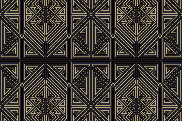 Plano de fundo dourado art déco