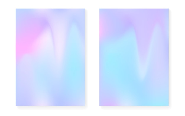 Plano de fundo gradiente holograma com capa holográfica.