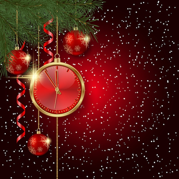 Plano de fundo natal e ano novo