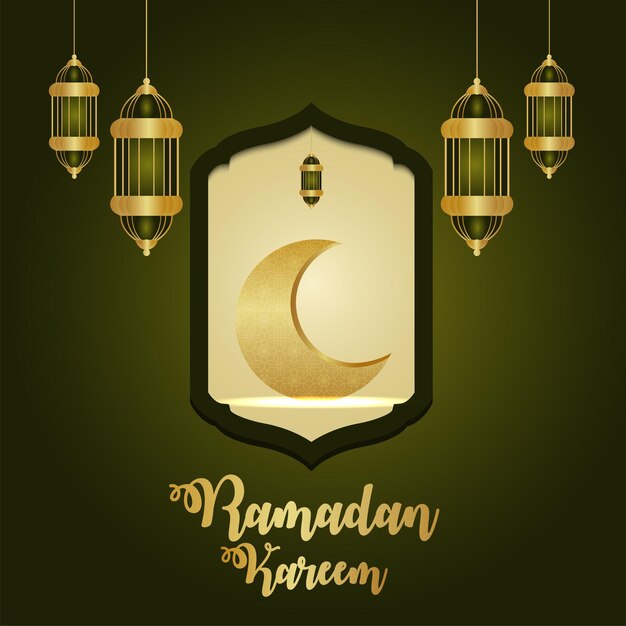 Plano de fundo padrão criativo de ilustração vetorial kareem ramadan no plano de fundo criativo