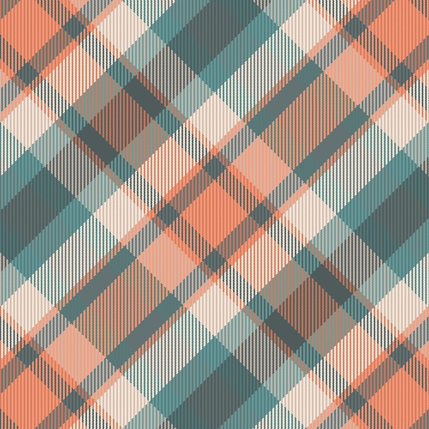 Plano de fundo padrão xadrez tartan sem emenda. textura têxtil. ilustração vetorial.