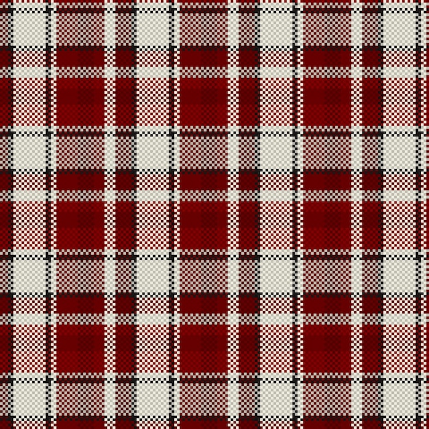 Plano de fundo padrão xadrez tartan sem emenda. Textura têxtil. Ilustração vetorial.