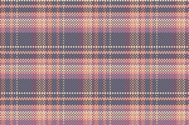 Plano de fundo padrão xadrez tartan sem emenda. textura têxtil. ilustração vetorial.