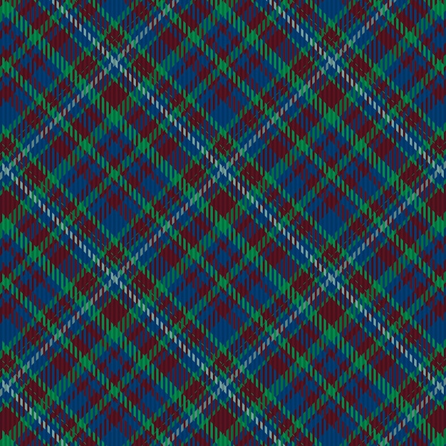 Plano de fundo padrão xadrez tartan sem emenda. textura têxtil. ilustração vetorial.