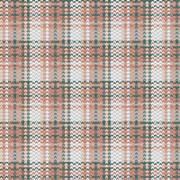 Plano de fundo padrão xadrez tartan sem emenda. Textura têxtil. Ilustração vetorial.