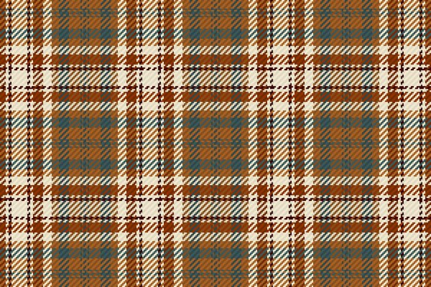 Elegante coleção marrom e branca de padrões sem emenda de tartan, Vetor  Premium