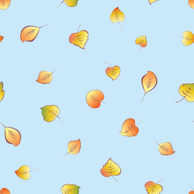 Plano de fundo perfeito de folhas de outono caindo