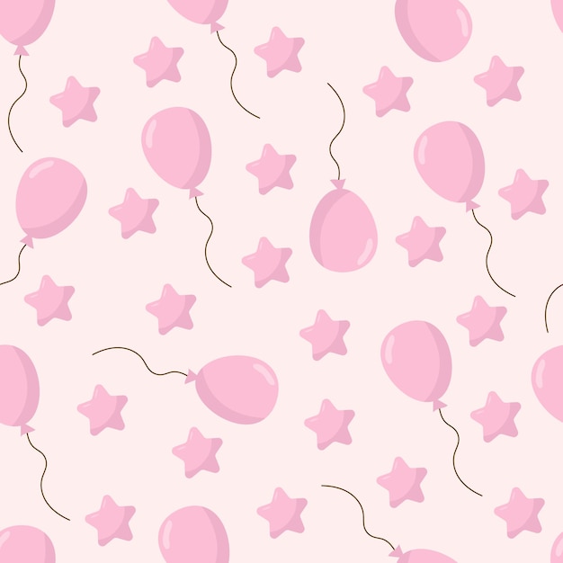 Plano de fundo transparente com balões de festa de cores diferentes, ideais para chá de bebê