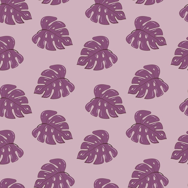 Plano de fundo transparente com plantas tropicais em cores rosa. monstera sai. fundo na moda. ilustração das ações.