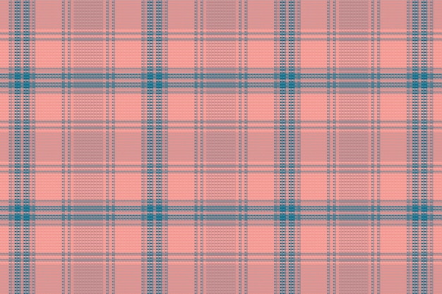 Plano de fundo xadrez tartan sem costura com textura e cor pastel ilustração vetorial