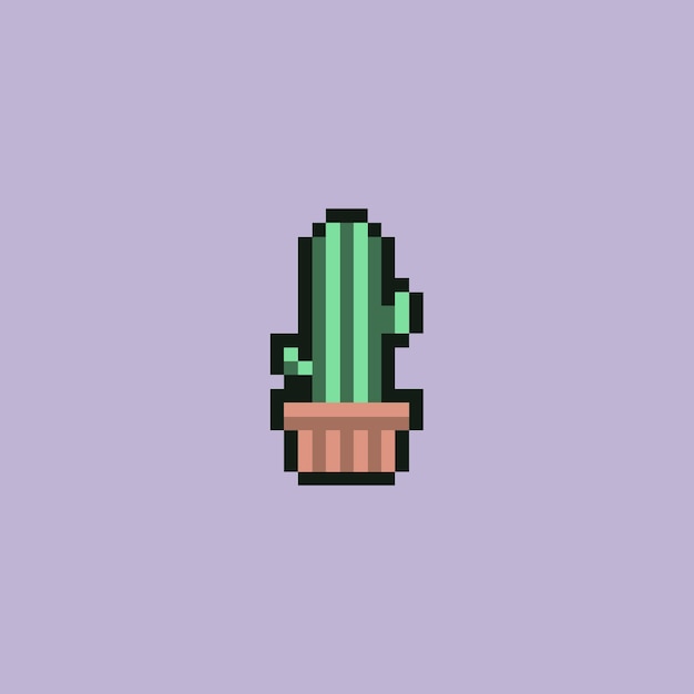 Planta de pixel art para ativos de jogo