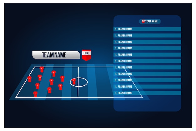 Plantel de formação inicial de futebol.