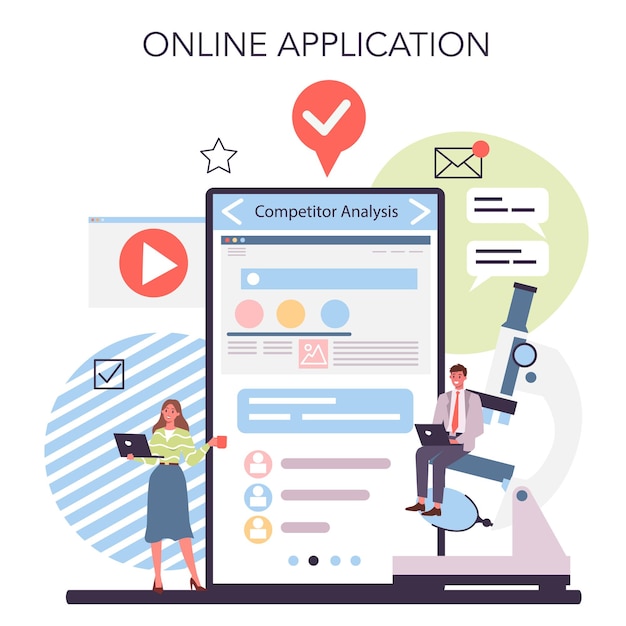 Plataforma ou serviço online de análise de concorrentes