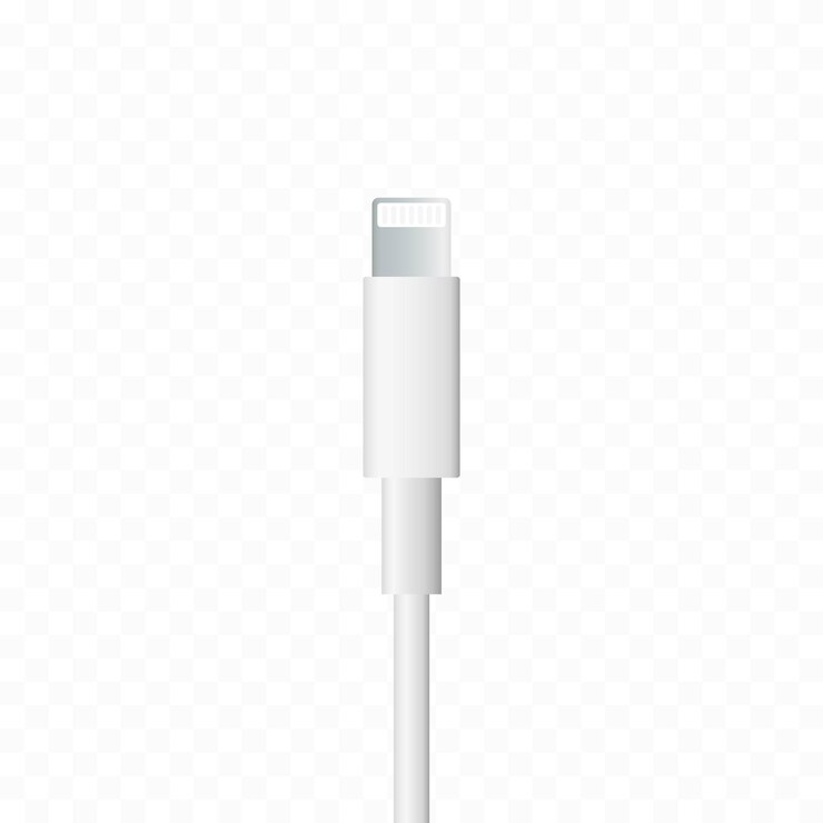 Vetor plugue relâmpago no conjunto de ícones do conector relâmpago isolado em fundo transparente ilustração da porta gráfico vetorial eps 10
