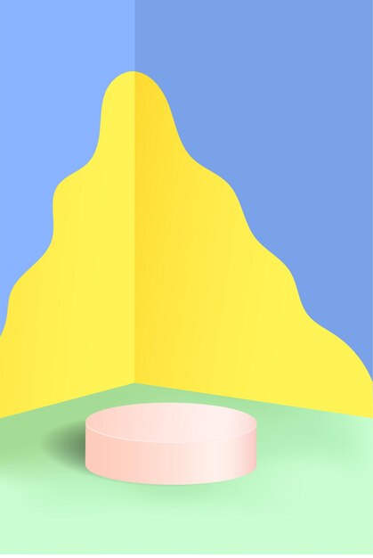 Pódio da plataforma 3d