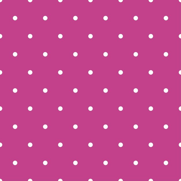 Vetor polka dot rose violet cor padrão sem costura impressão a cores da moda 2024