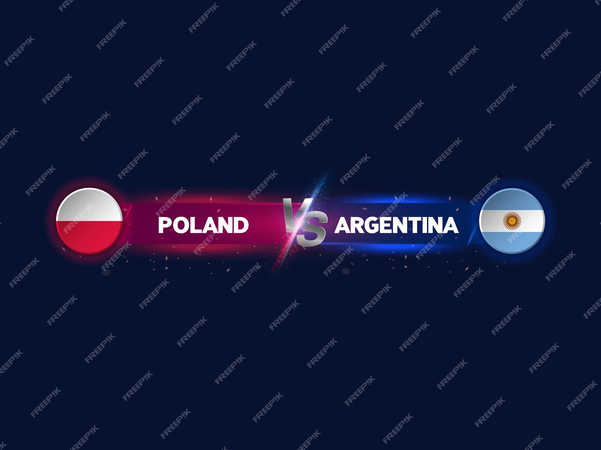 Polônia x Argentina na Copa Do Mundo 2022