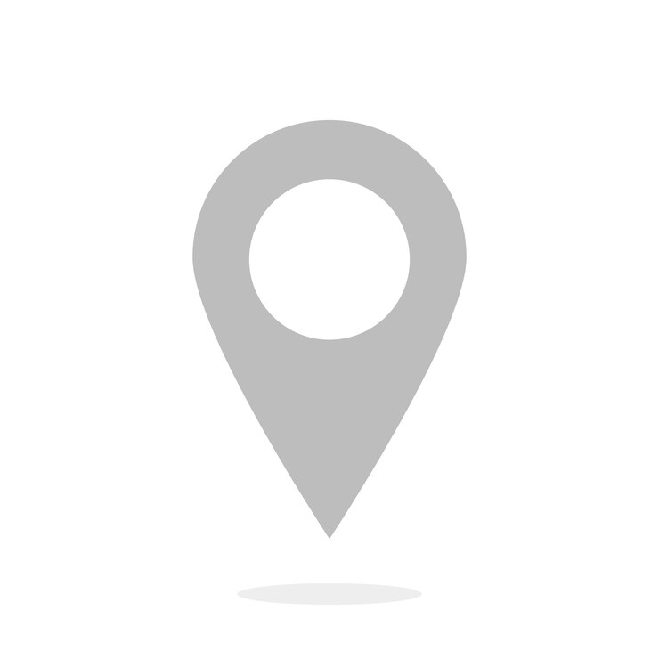 Ponteiro GPS no ponteiro da imagem vetorial do mapa