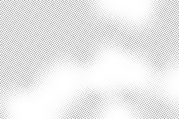 Vetor ponto de fundo padrão de meio-tom. grade de onda abstrata vetorial ou textura gradiente geométrica