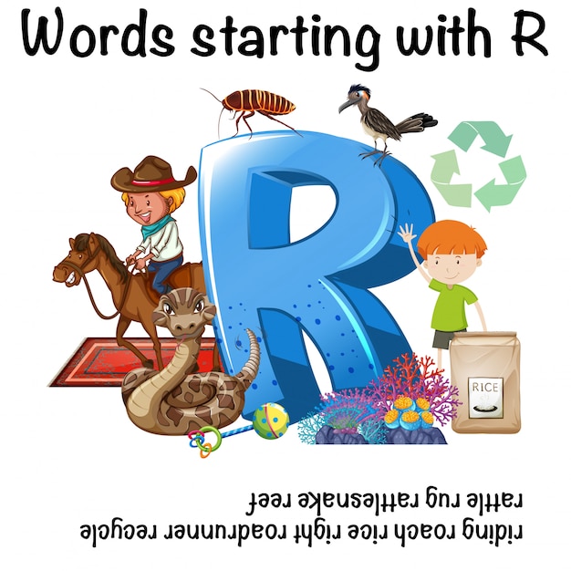 Português palavras que começam com a letra r