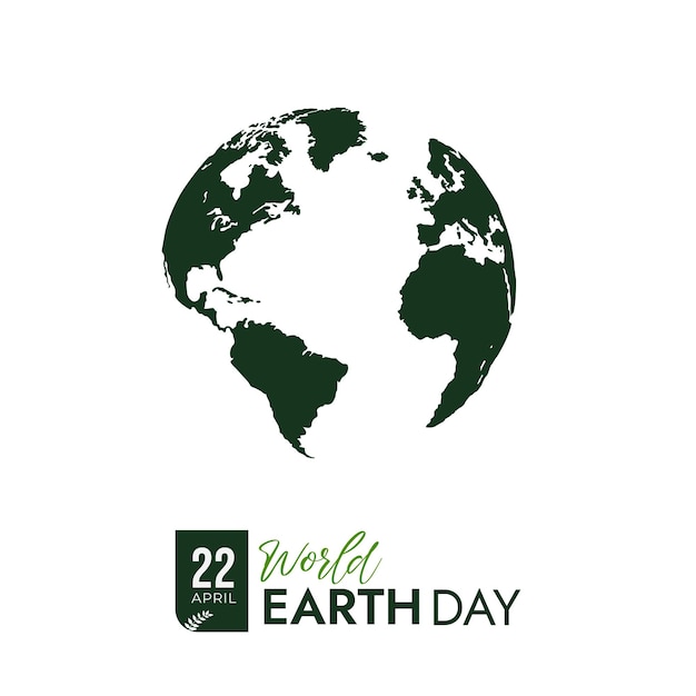 Post de mídia social do Dia Mundial da Terra