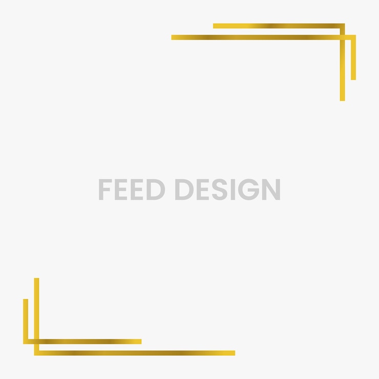 Vetor post design com moldura de ouro adicional
