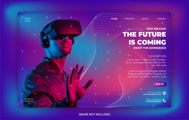 Postagem de mídia social de realidade virtual