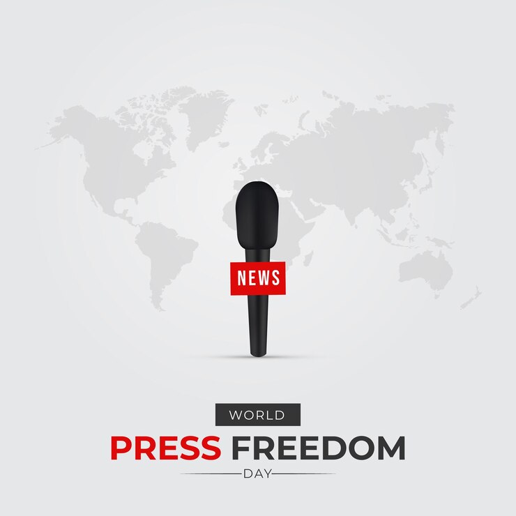 Vetor postagem de mídia social do dia mundial da liberdade de imprensa