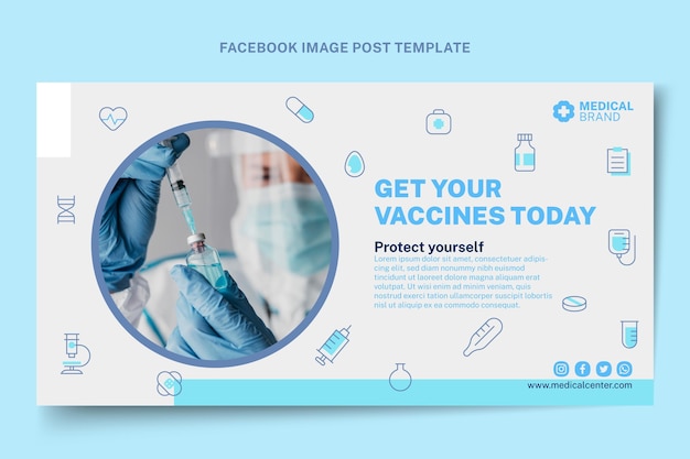 Postagem plana médica no Facebook