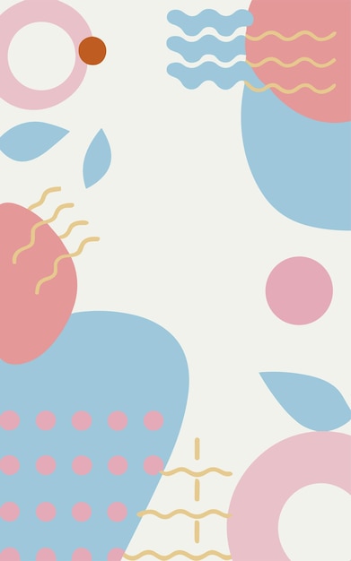 Poster de fundo abstrato