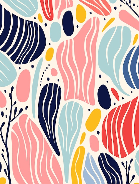 Poster de fundo de padrão abstrato