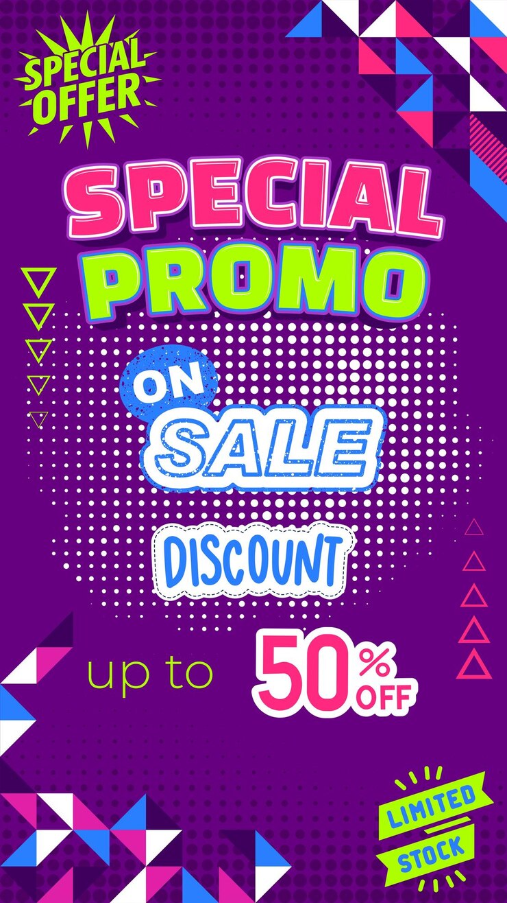 Vetor poster de venda editável modelo personalizável desenho de cartaz de desconto