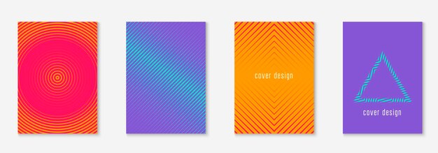 Poster design moderno. Laranja e rosa. Caderno colorido, livreto, tela do celular, layout de jornal. Poster design moderno com formas e linhas geométricas minimalistas.
